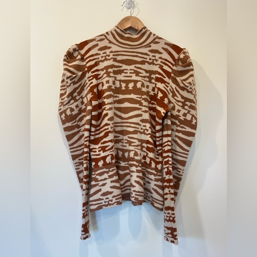 Ulla Johnson | Livia Jacquard-Wool Pullover Sweater | S - Picture 7 of 11